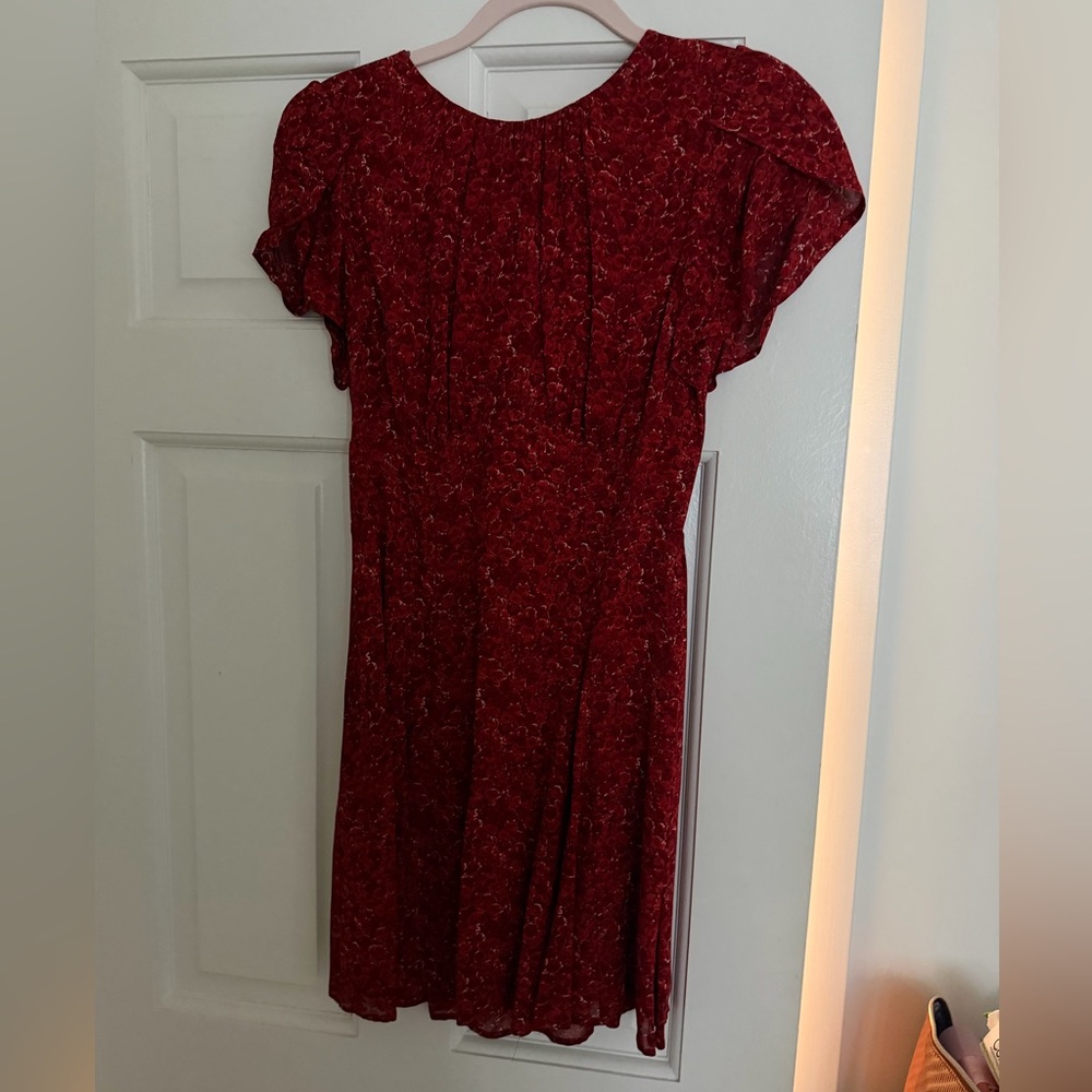 Reformation Red Mini Dress